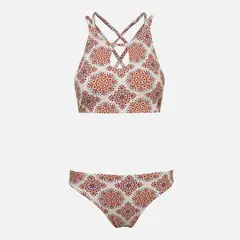 HAKA HONU - Traje de Baño Mujer Fondo de Bikini Full Print Damasco Haka Honu_.