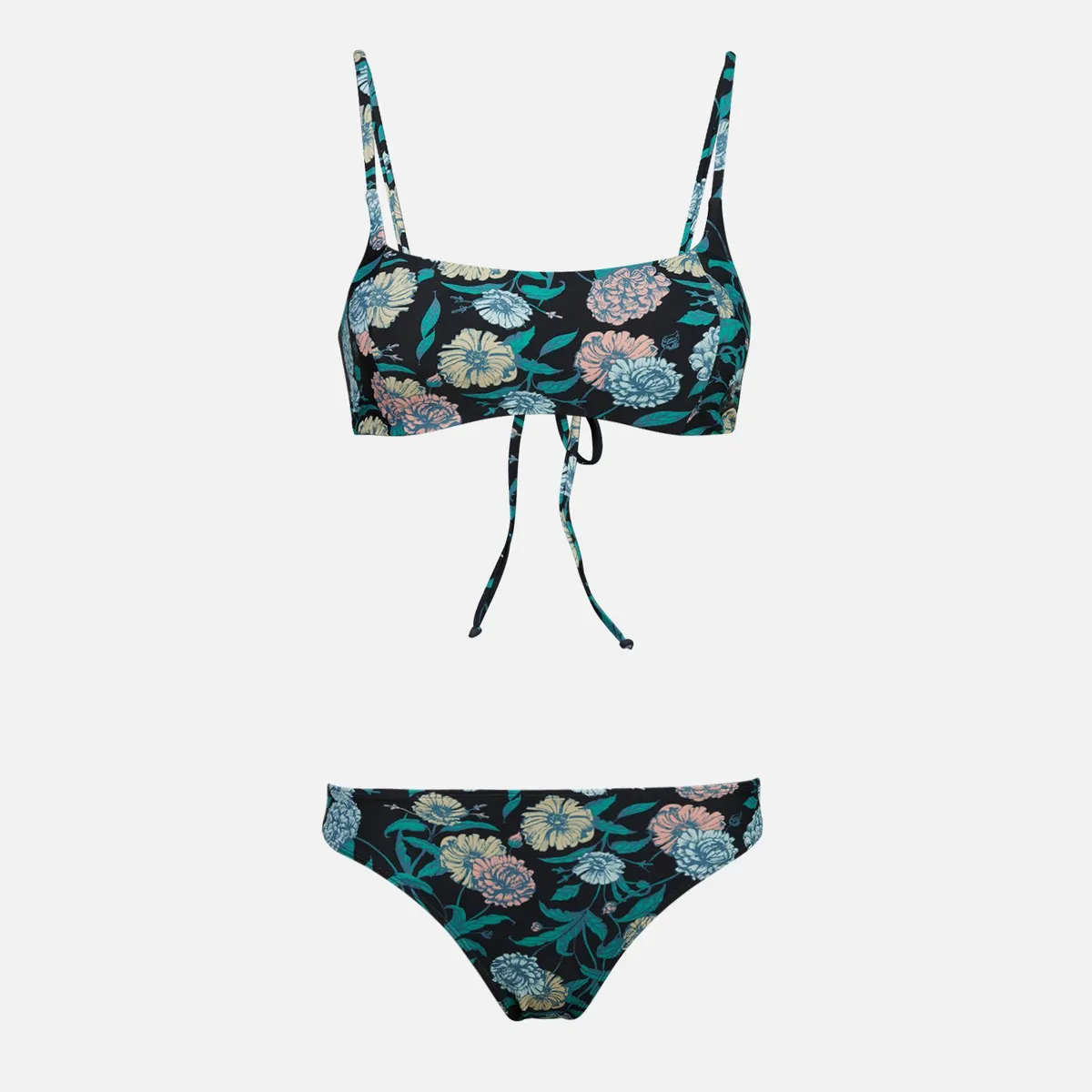 HAKA HONU - Traje de Baño Mujer Sirena Full Print Azul Oscuro Haka Honu