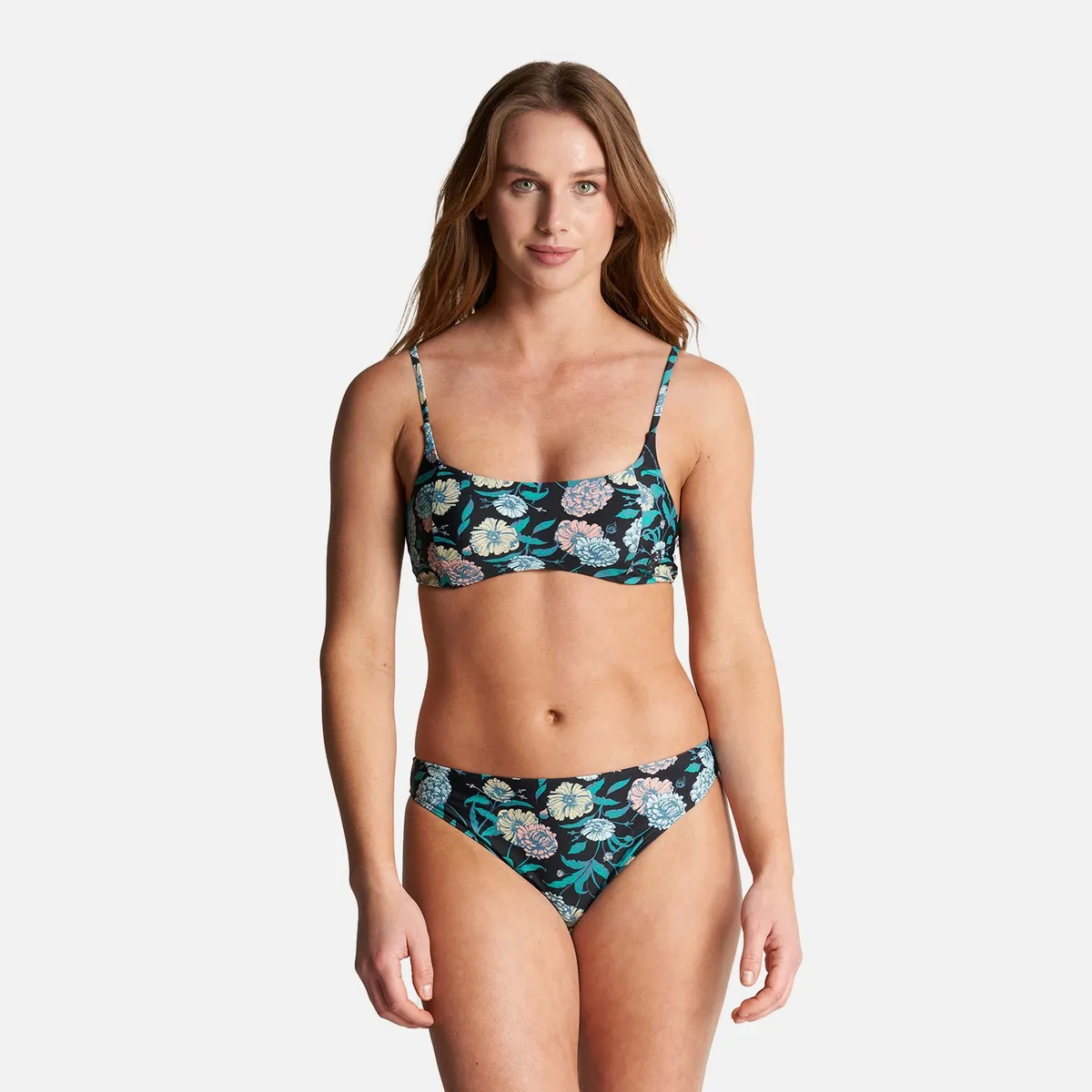 HAKA HONU - Traje de Baño Mujer Sirena Full Print Azul Oscuro Haka Honu