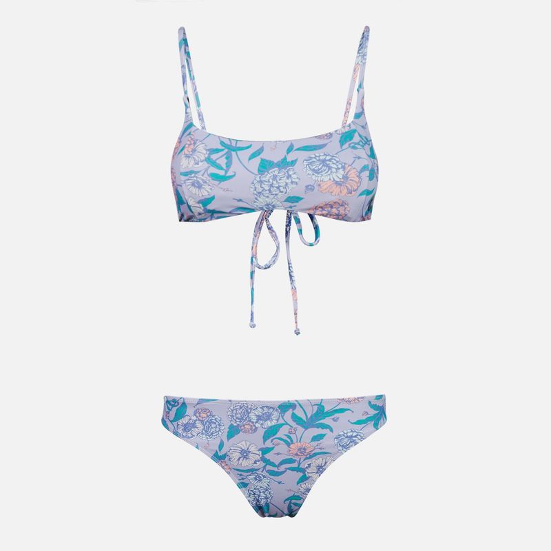HAKA HONU - Traje de Baño Mujer Sirena Full Print Lila Haka Honu.