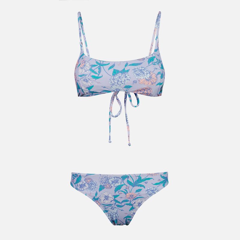 HAKA HONU - Traje de Baño Mujer Sirena Full Print Lila Haka Honu.