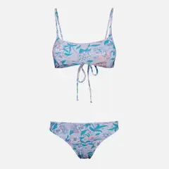 HAKA HONU - Traje de Baño Mujer Sirena Full Print Lila Haka Honu.