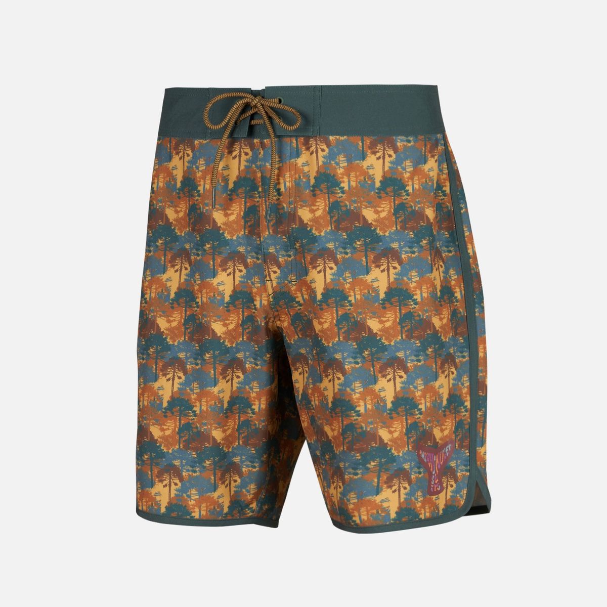 HAKA HONU - Traje de Baño Hombre Sorfer Print Mostaza Haka Honu