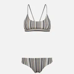 LIPPI - Traje de Baño Mujer Sand Bikini Full Print Oliva Oscuro