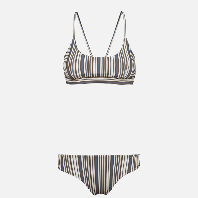 LIPPI - Traje de Baño Mujer Sand Bikini Full Print Oliva Oscuro Lippi
