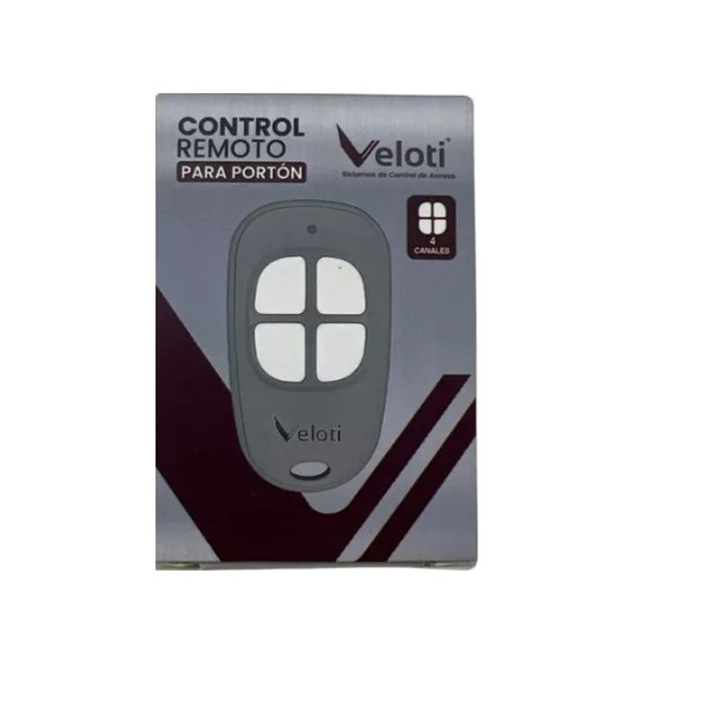 VELOTI - Control Remoto Veloti Original para Portones eléctricos