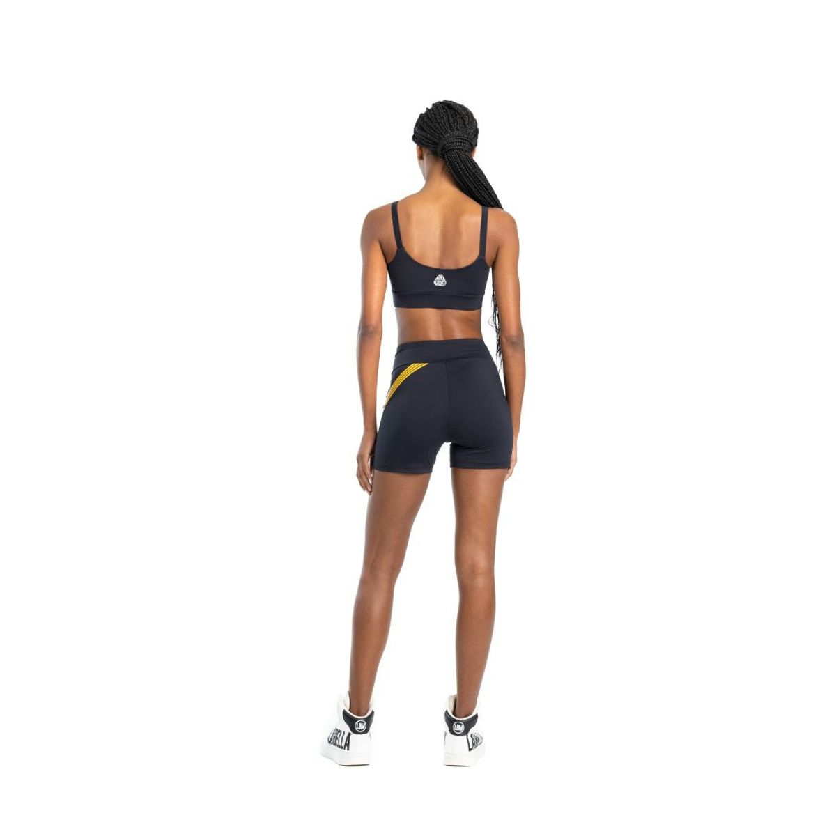 LABELLAMAFIA - Conjunto Top y Biker Essential Negro