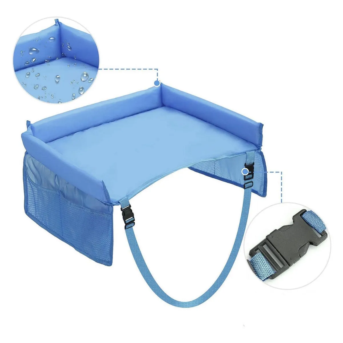 IMPORTCLICK - Mesa de Viaje Infantil para Automóvil Celeste