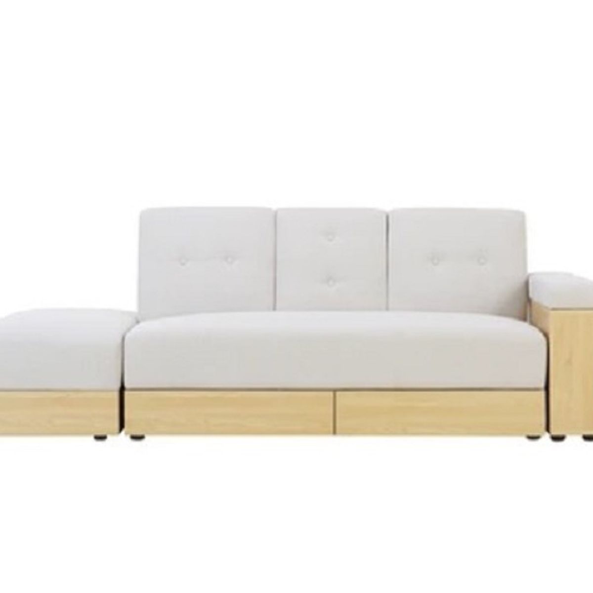 EL BARCO - SOFÁ CAMA TRES CUERPOS ALASKA BEIGE