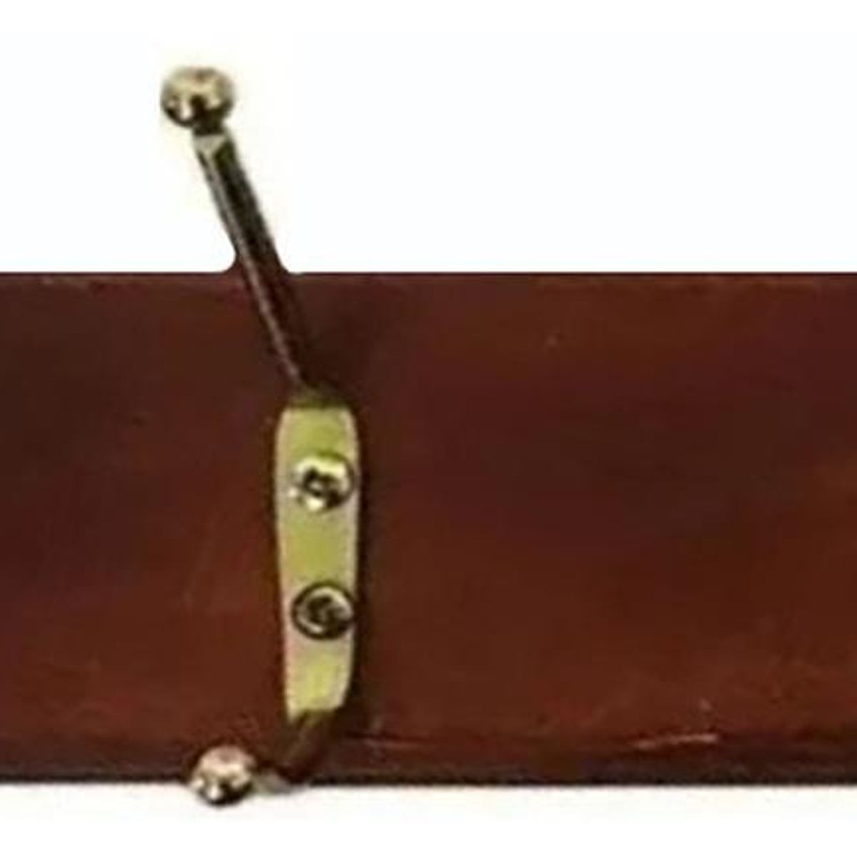 IMPORTCLICK - Perchero De Madera Con 3 Ganchos Metálicos 30x7 CM