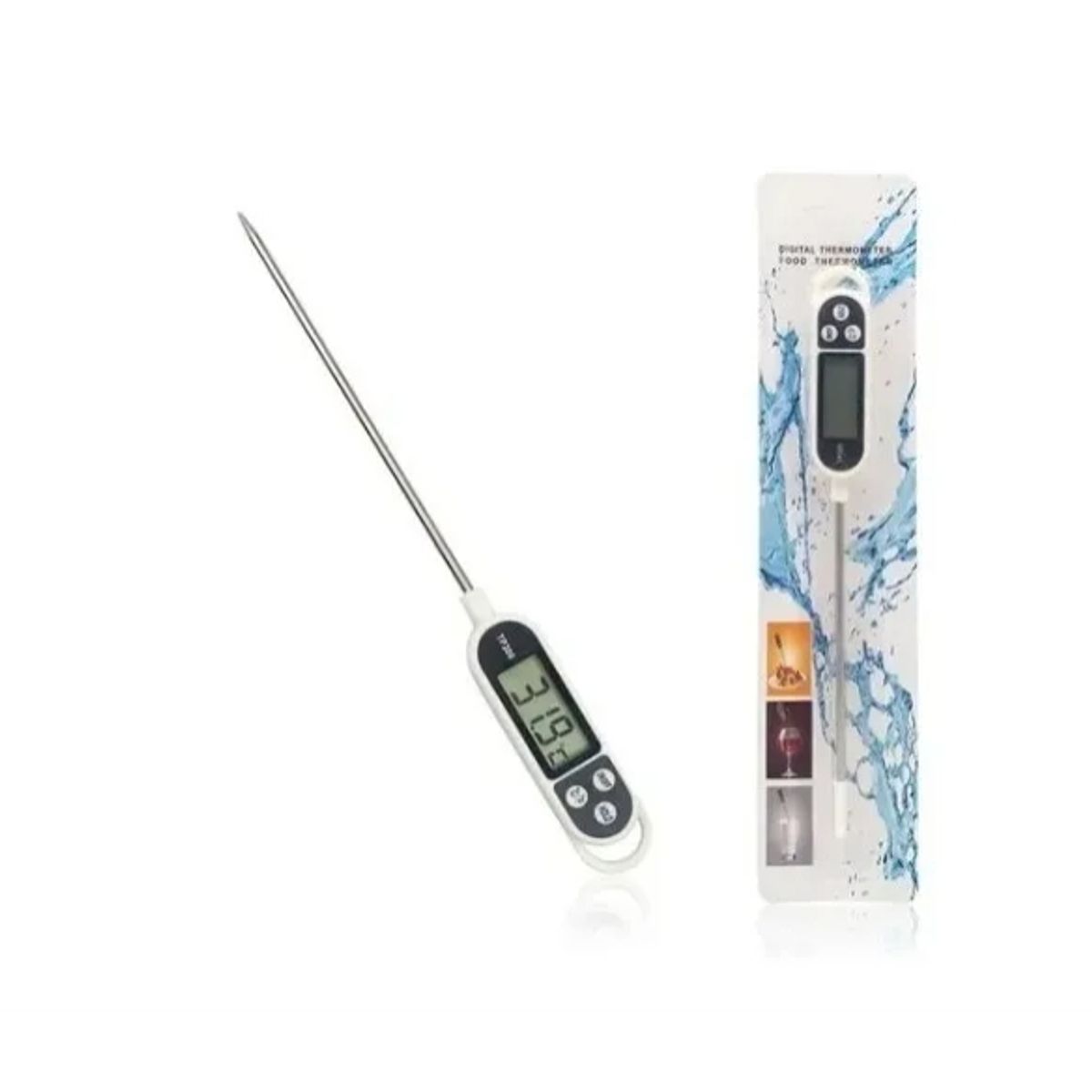 GENERICO - Termómetro Cocina Digital Alimentos Repostería Asado Liquido