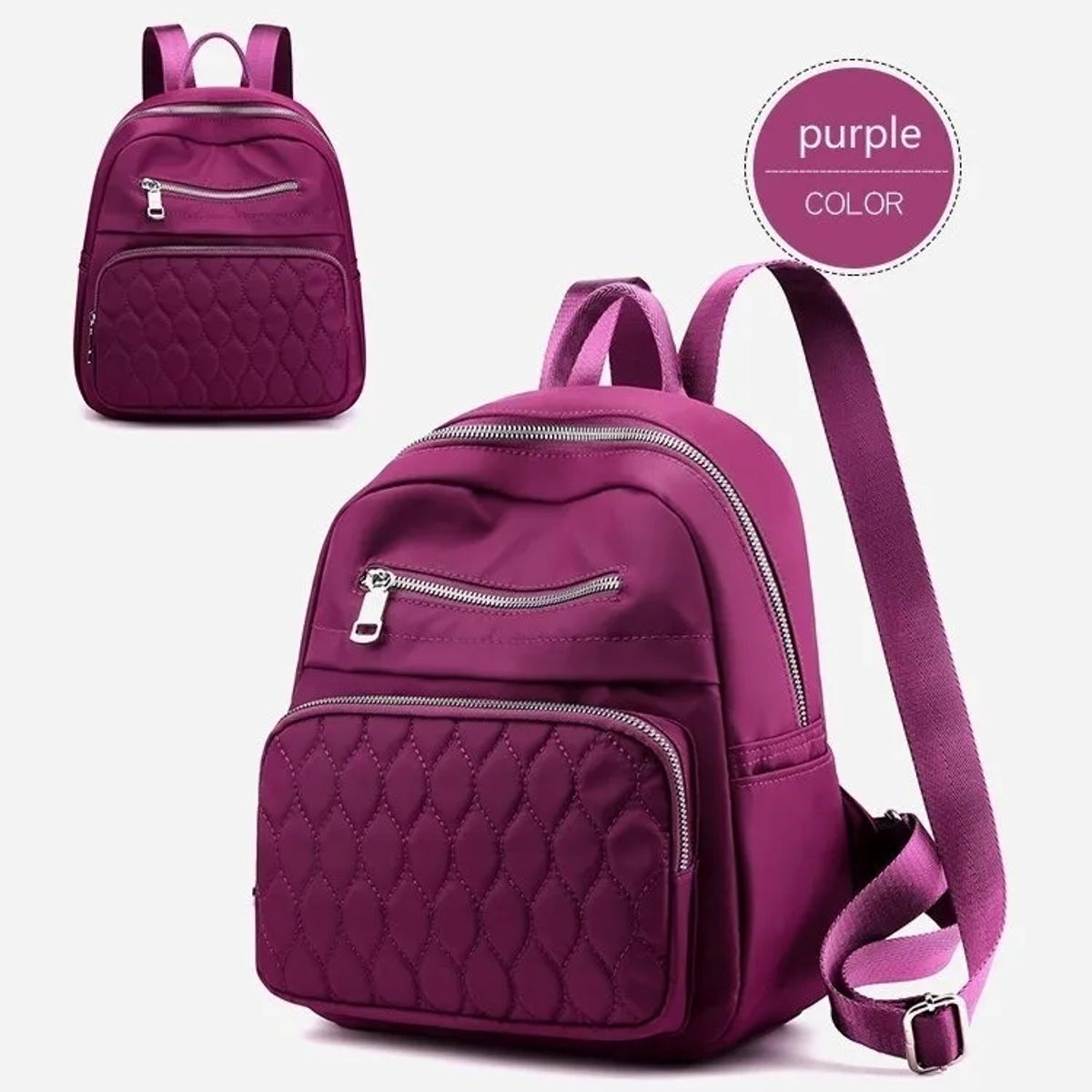 CARIBEE - Bolso Mochila Mujer Moda Moow Violeta