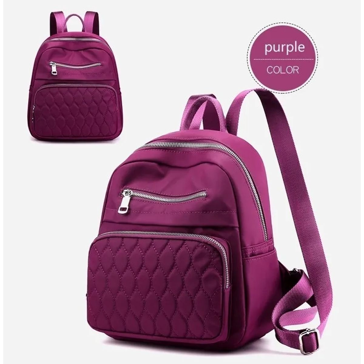 CARIBEE - Bolso Mochila Mujer Moda Moow Violeta
