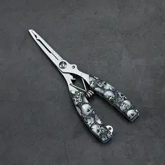 DEFENSOR FOREVER - Alicate de pesca multifuncional calavera verde