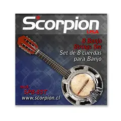 SCORPION - Set de 8 Cuerdas Banyo Acustico Spb-8st
