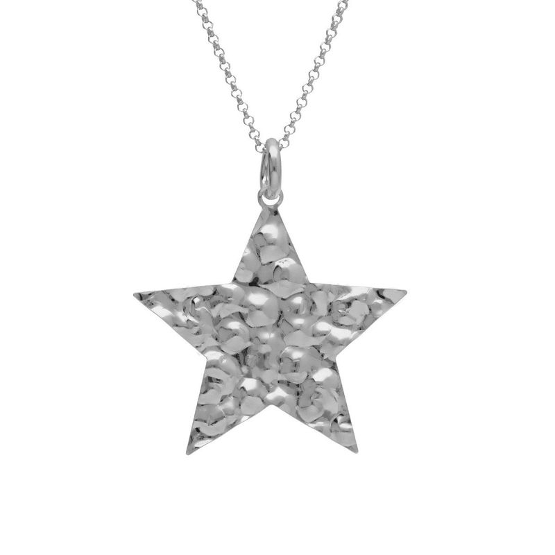 VICTORIA CRUZ - Collar estrella Ghana elaborado en plata