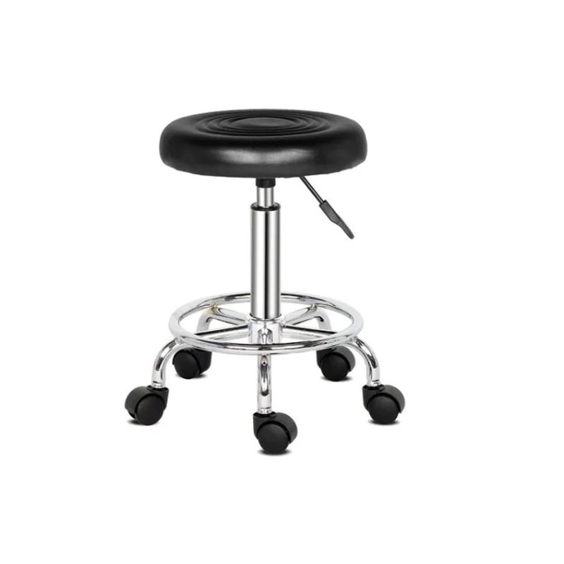 OFERTABKN - Taburete Piso Bar Ajustable Giratorio Con Ruedas