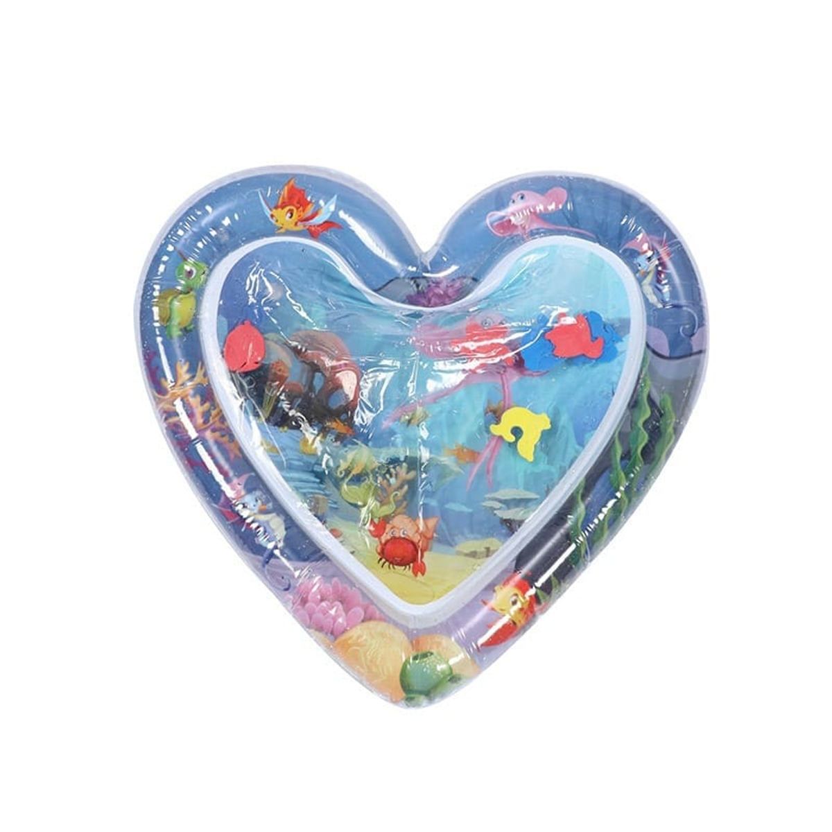 GENERICO - Alfombra Agua Infable Sensorial para Bebe Cojin Estimulacion Corazón