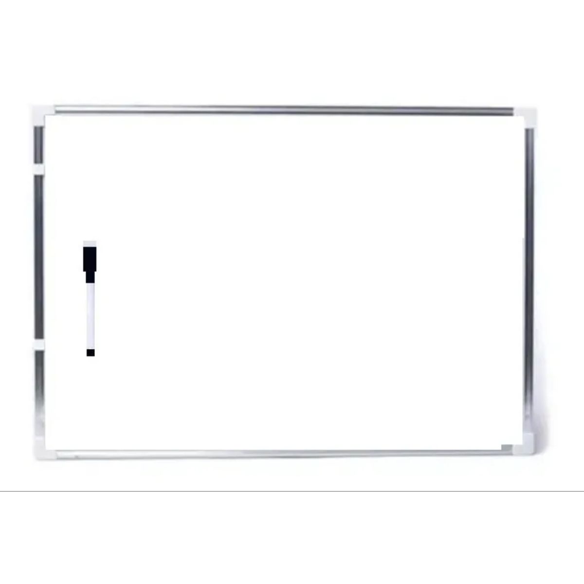 UNIVERSAL - Pizarra Acrílica Blanca Magnética Borde De Aluminio 30x40 Cm