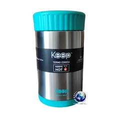 KEEP - Termo de Comida 600 Ml Celeste