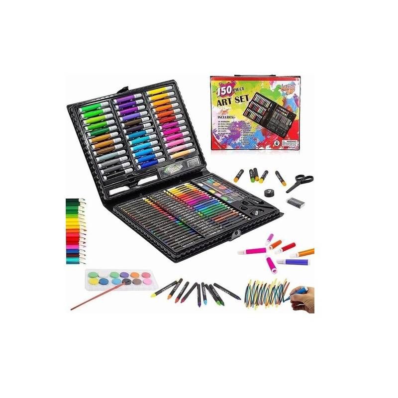 GENERICO - Set De Arte Para Niños 150 Piezas Lápices Para Colorear