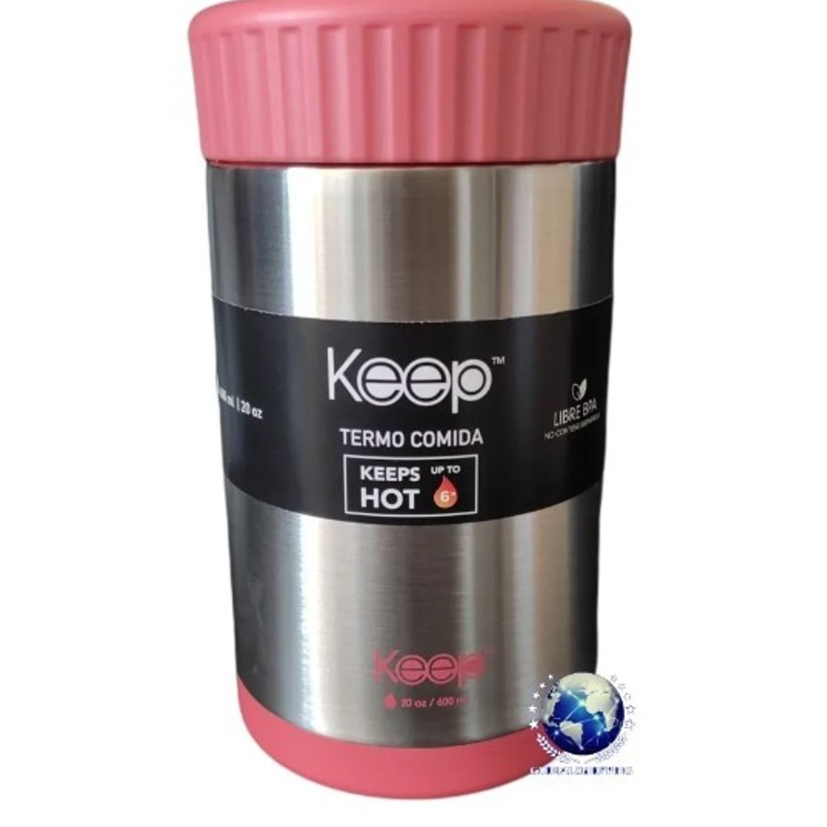 KEEP - Termo de Comida Keep 600 Ml Rosado