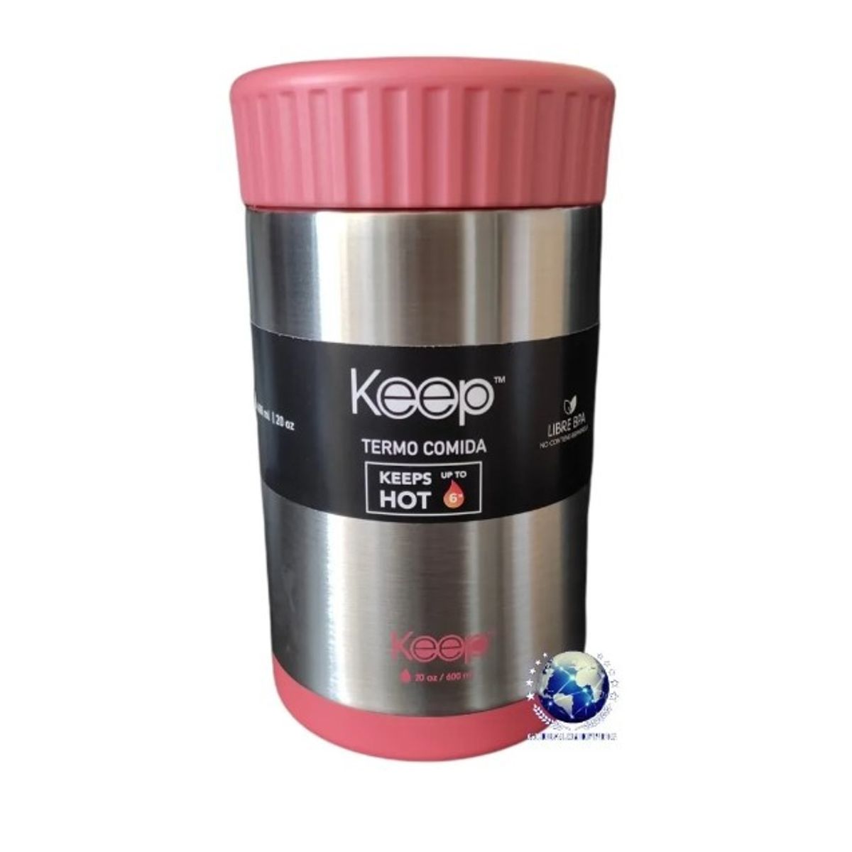 KEEP - Termo de Comida Keep 600 Ml Rosado