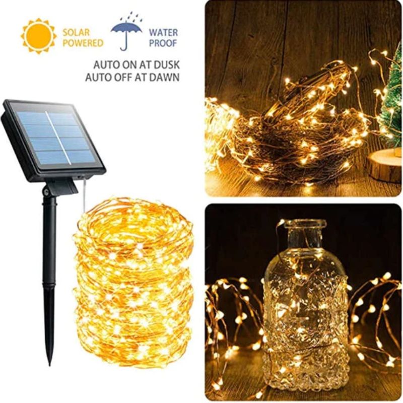 GENERICO - Guirnalda de 100 luces Led Alambre Hada Boda 10 metrod