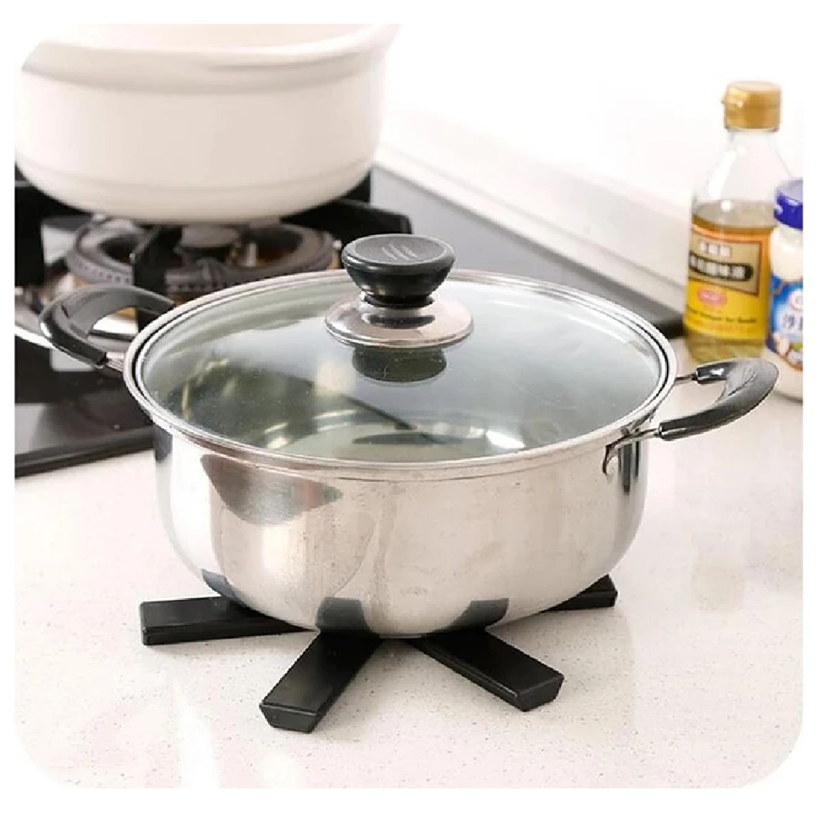 UNIVERSAL - Soporte para portar ollas de cocina