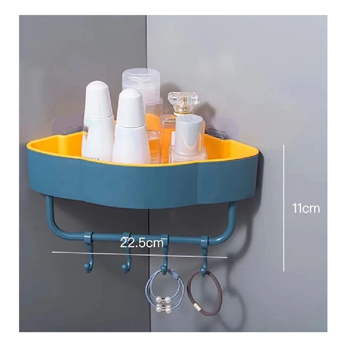 UNIVERSAL - Estante de esquina de pared para baño