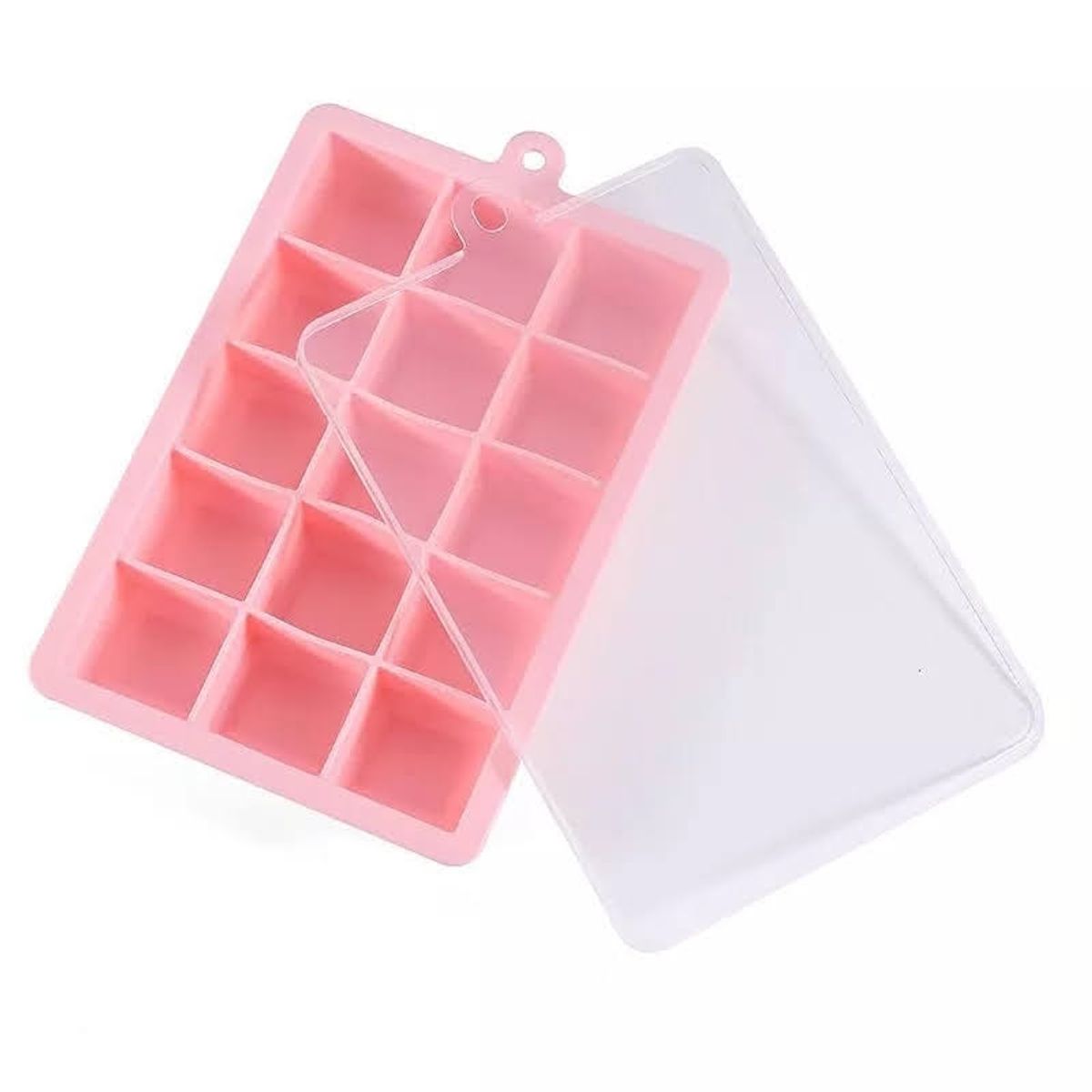 GENERICO - Cubetera Silicona Molde Cubo de Hielo Bandeja Hielera Con Tapa