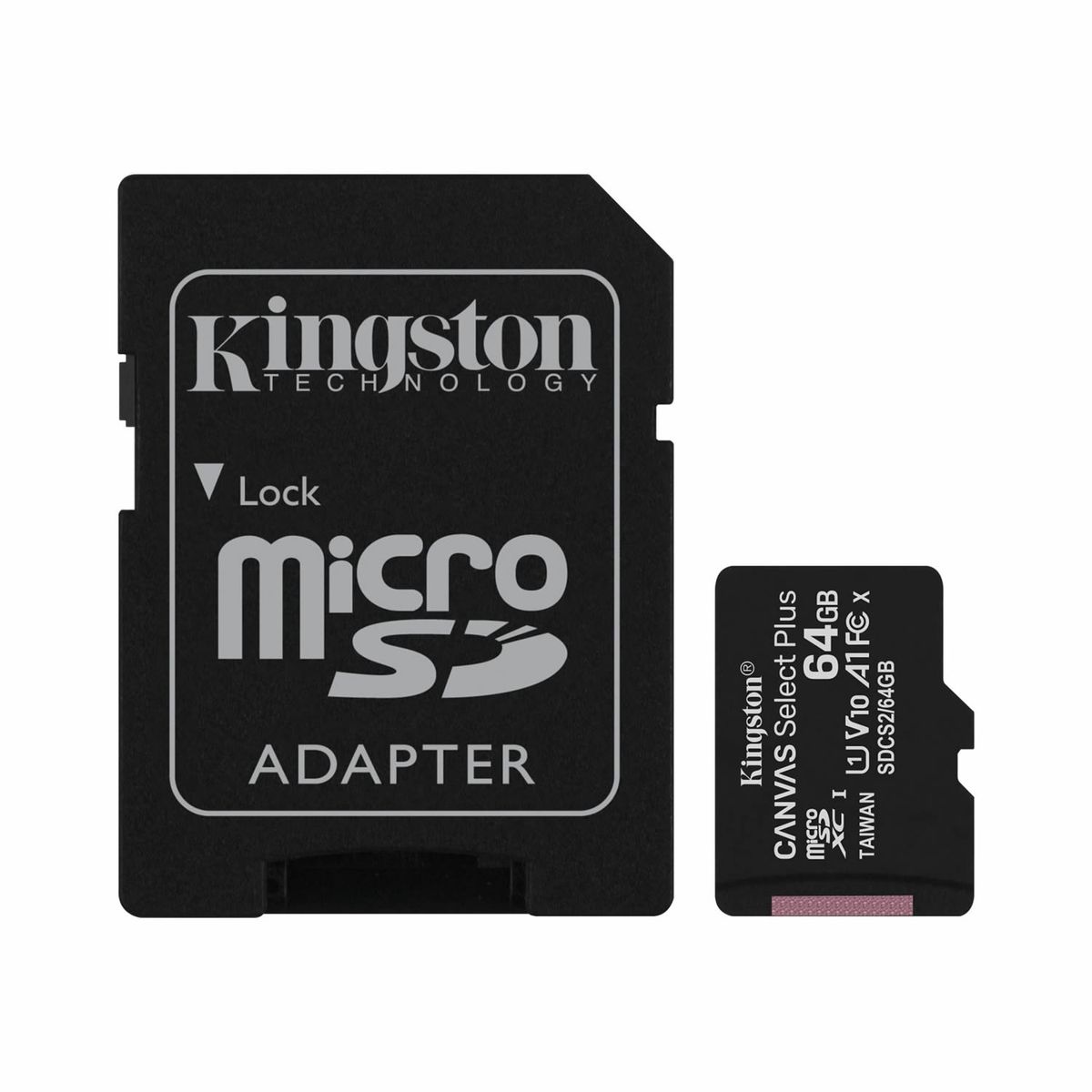 KINGSTON - Tarjeta Memoria Micro SD XC 64GB Kingston