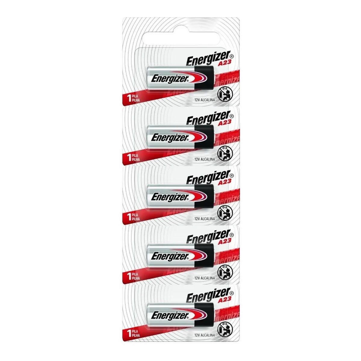ENERGIZER - Pack 5 pilas A23 Energizer 23A 12v Alcalinas