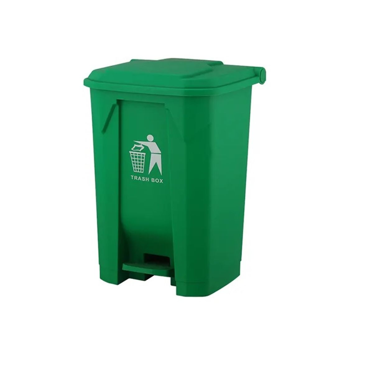 GENERICO - Basurero Contenedor De Basura 50 Litros Con Pedal - Verde