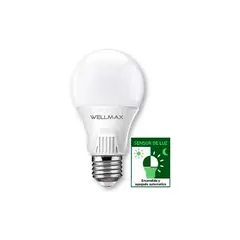 GENERICO - AMPOLLETA WELLMAX CREPUSCULAR 9W LUZ FRIA CON SENSOR DE LUZ