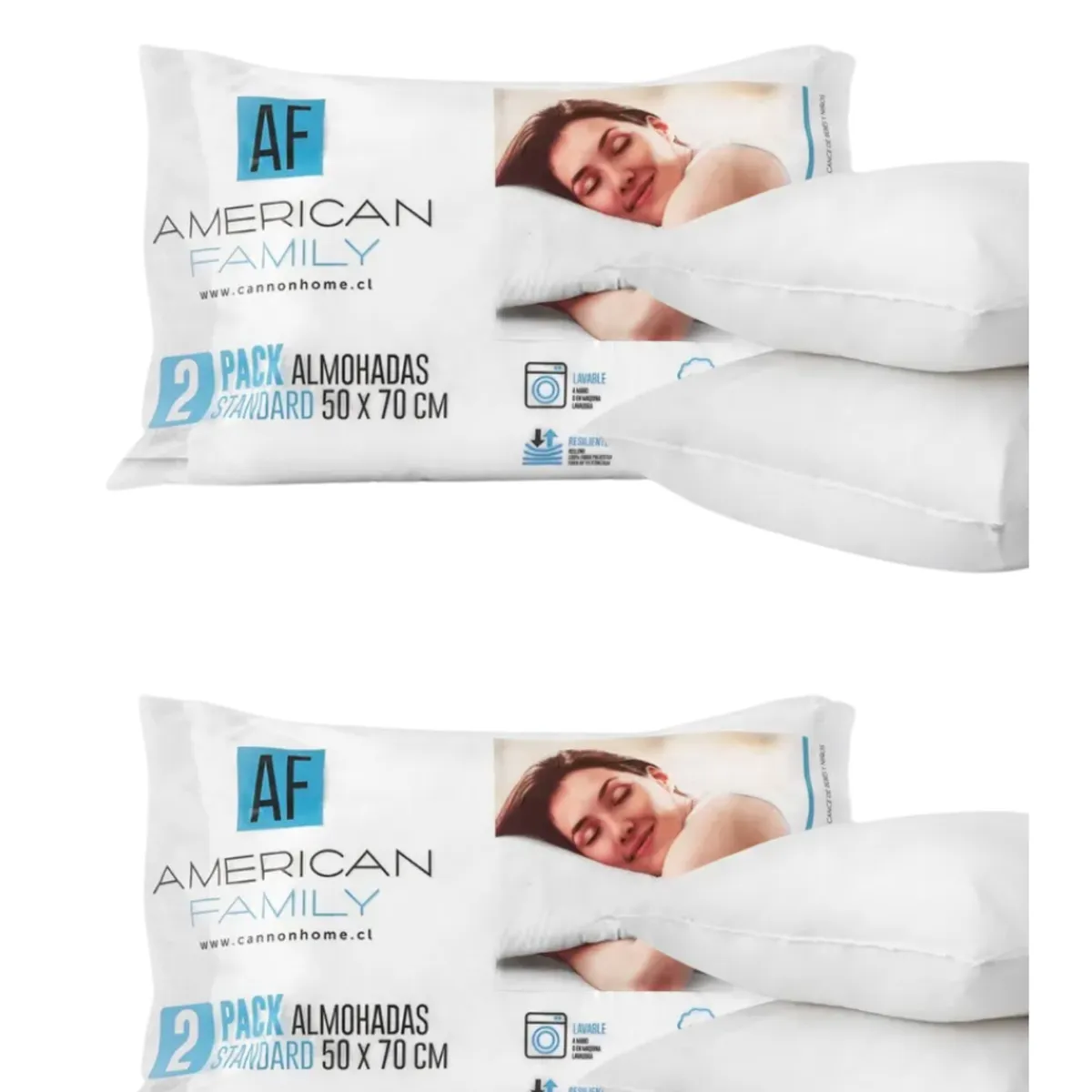CANNON - Pack 4 Almohadas Polycotton 50x70 Cm Cannon Home