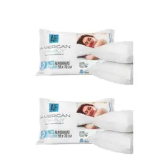 CANNON - Pack 4 Almohadas Polycotton 50x70 Cm Home