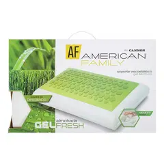 CANNON - Almohada Viscoelastica Gel Fresh Memory Foam Af 60x40cm