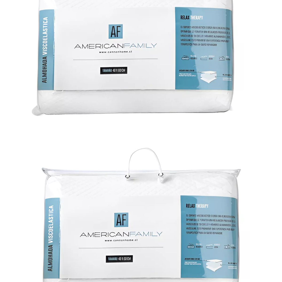 CANNON - Pack 2 Almohada Viscoelastica Memory Cannon 40x60cm