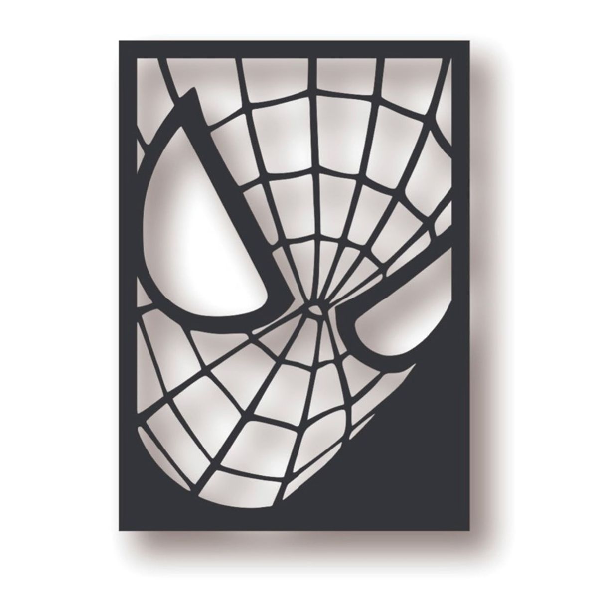 GENERICO - Cuadro Spider-Man Decorativo Artesanal  en Madera Mdf