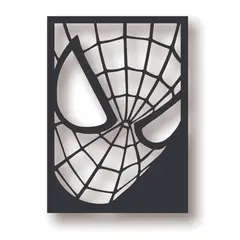 GENERICO - Cuadro Spider-Man Decorativo Artesanal en Madera Mdf