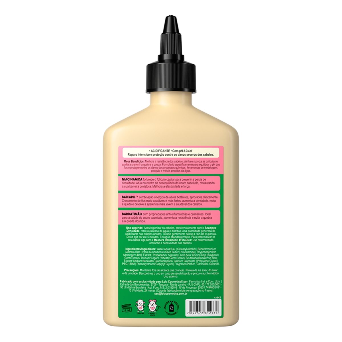 LOLA COSMETICS - Acidificante Densidad 250g.-