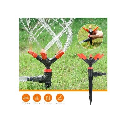 Imagen 2 del producto Aspersor Rociador De Agua Para Cesped Giratorio 360° Aspersor Jardin