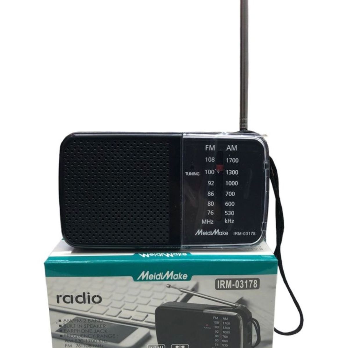 GENERICO - Radio A Pilas Fmam Portable De Bolsillo