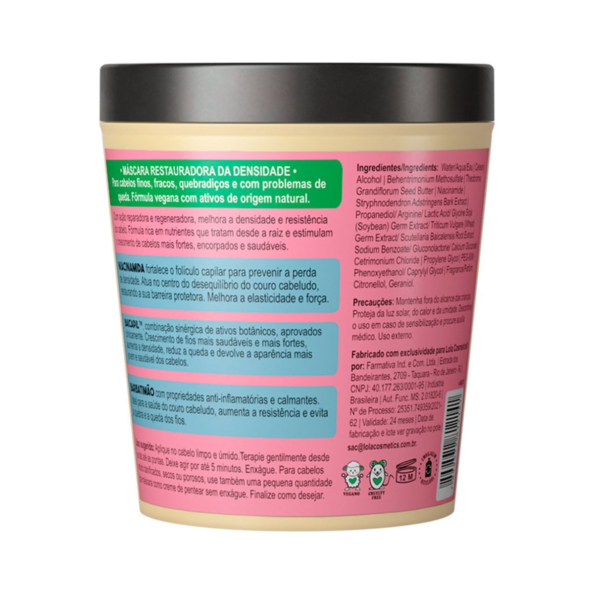 LOLA COSMETICS - Densidad Mascara 230g