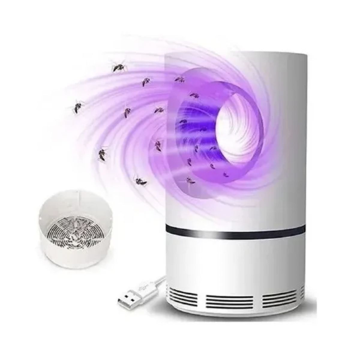 GENERICO - 2 x Lampara Mata Insectos Eléctrico Zancudos Mata Mosquitos