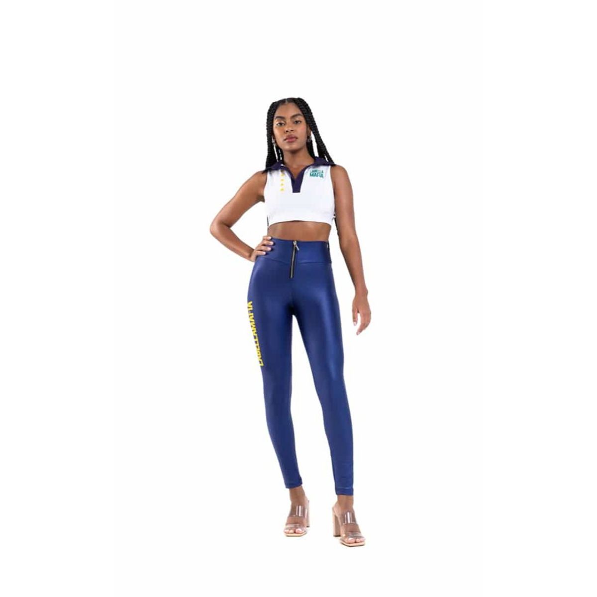 LABELLAMAFIA - Leggings Labella World Azul