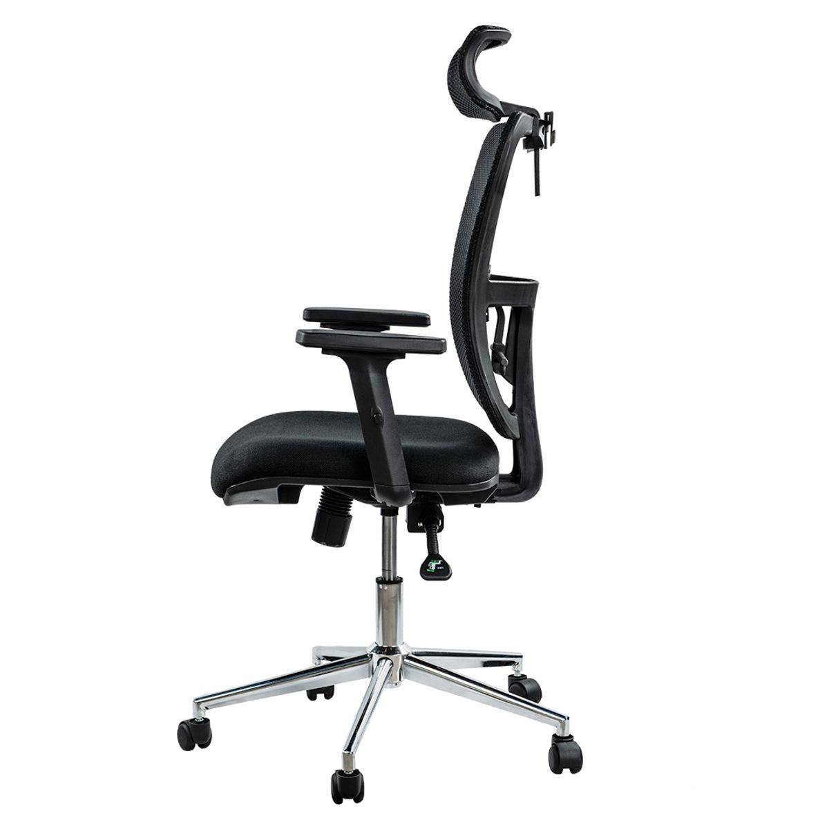 GENERICO - Silla Ergo Ajustes Altura Brazos Respaldo Cabecero y Apoyo Lumbar