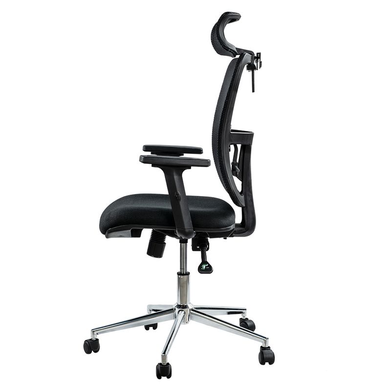GENERICO - Silla Ergo Ajustes Altura Brazos Respaldo Cabecero y Apoyo Lumbar