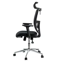 GENERICO - Silla Ergo Ajustes Altura Brazos Respaldo Cabecero y Apoyo Lumbar